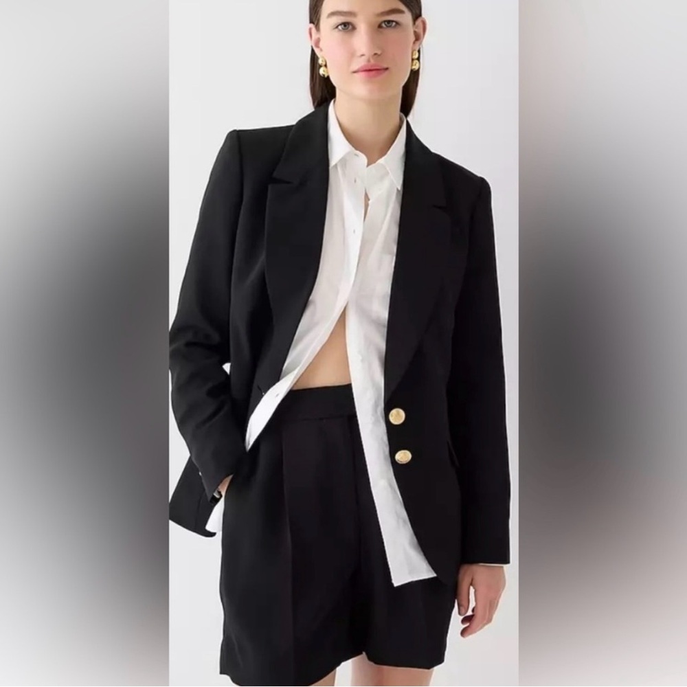 J.Crew size 8 WILLA blazer in black